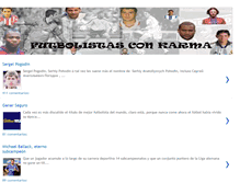 Tablet Screenshot of futbolistasconkarma.com